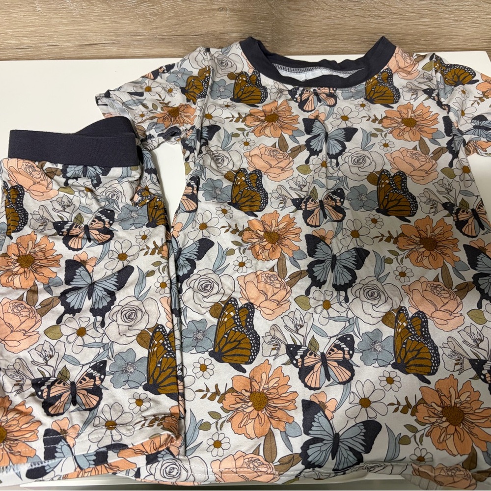 Poppy & Co bamboo Floral & Butterfly Pajama